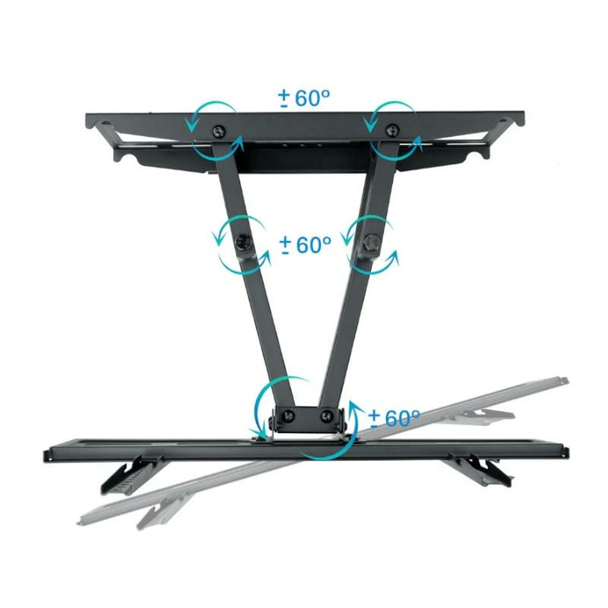 Supporto TV con Braccio TooQ LP7846TN-B 40 kg